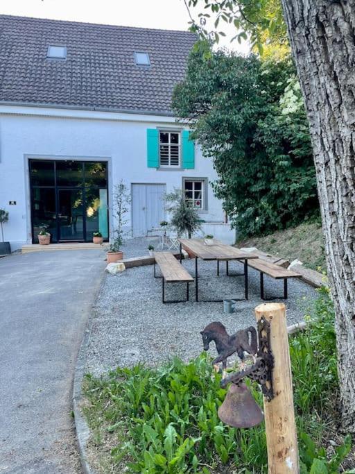 Zauberhafte Ferienscheune Im Hofgut Alte Oelmuehle Энген Экстерьер фото